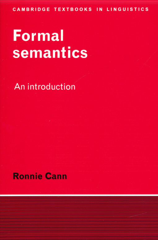 Formal semantics : an introduction
