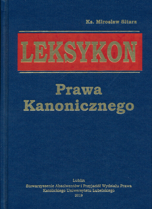 Leksykon prawa kanonicznego