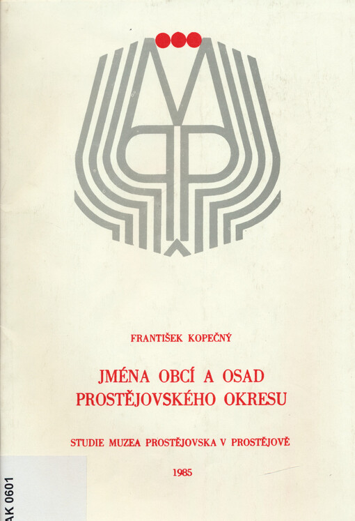 Jména obcí a osad prostějovského okresu