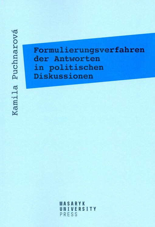 Formulierungsverfahren der Antworten in politischen Diskussionen : am Beispiel der Fernsehtalkshow Günther Jauch