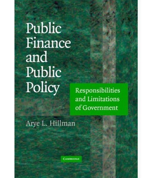 Public finance and public policy : responsibilities and limitations of government