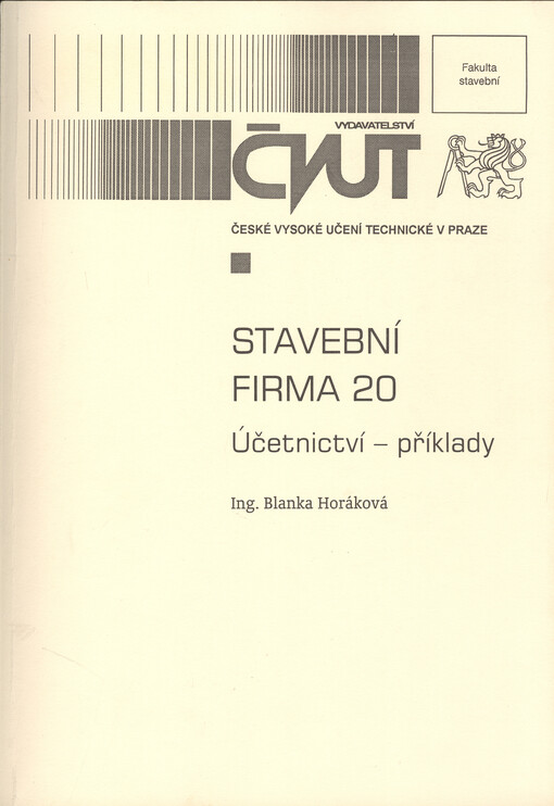 Stavební firma 20 : účetnictví - příklady