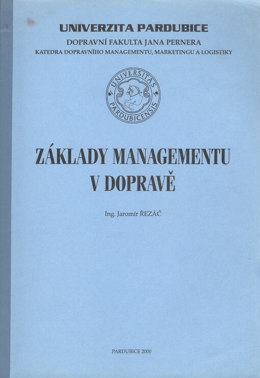 Základy managementu v dopravě