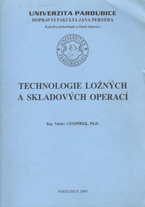 Technologie ložných a skladových operací