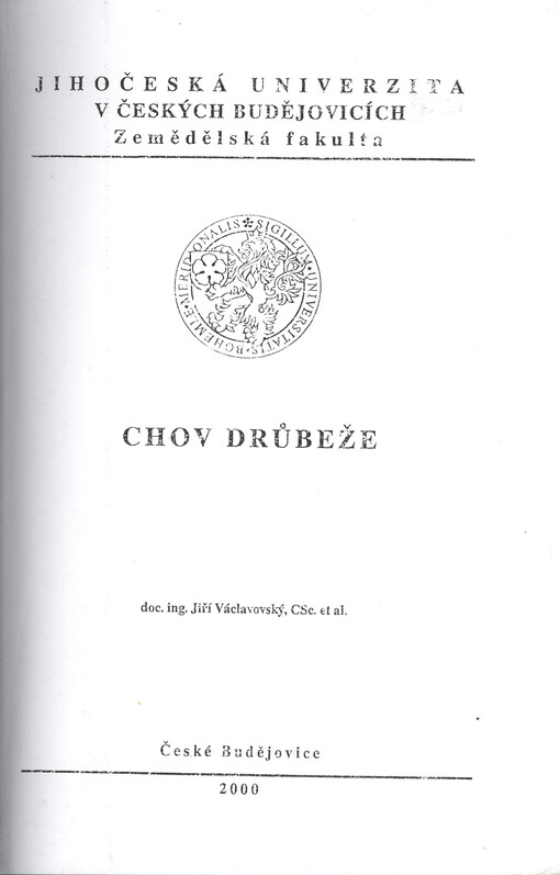 Chov drůbeže