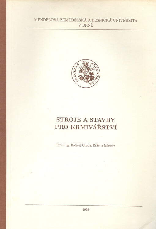 Stroje a stavby pro krmivářství