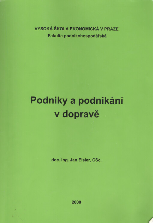 Podniky a podnikání v dopravě