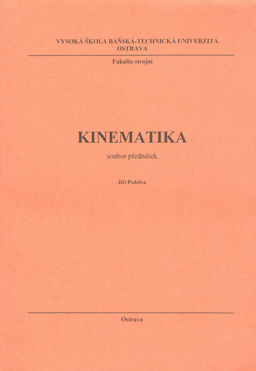 Kinematika : soubor přednášek