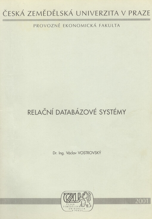 Relační databázové systémy