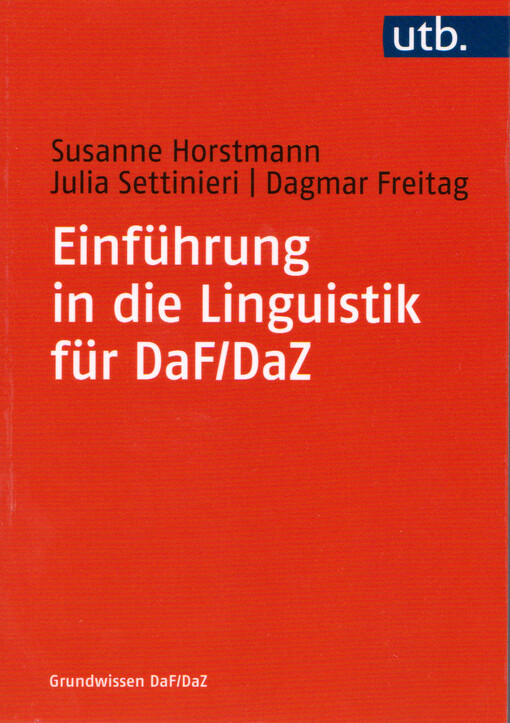 Einführung in die Linguistik DaF/DaZ