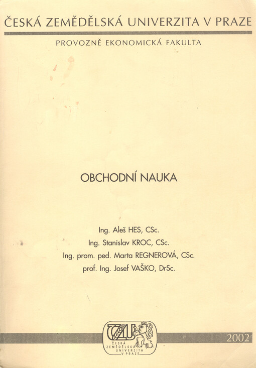 Obchodní nauka