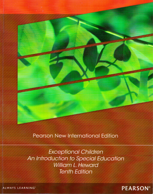 Exceptional children : an introduction to special education