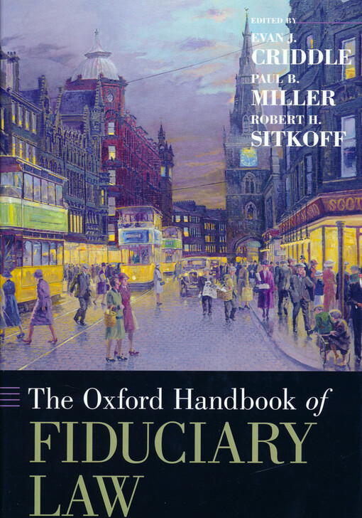 The Oxford handbook of fiduciary law