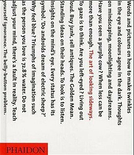 Phaidon Press Ltd Art of Looking Sideways HB - Fletcher