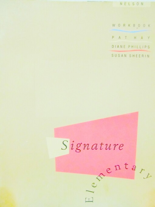 Signature: Elementary: Workbk