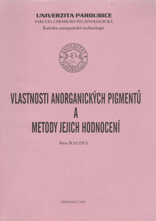 Vlastnosti anorganických pigmentů a metody jejich hodnocení