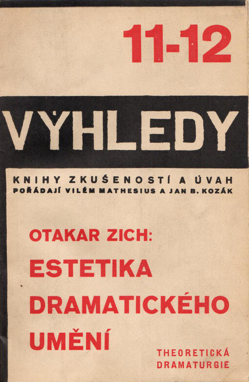 Estetika dramatického umění : teoretická dramaturgie