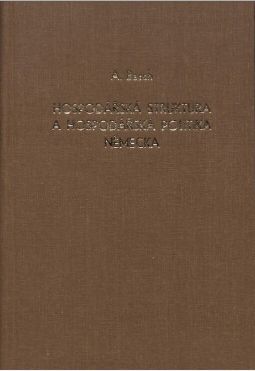Hospodářská struktura a hospodářská politika Německa