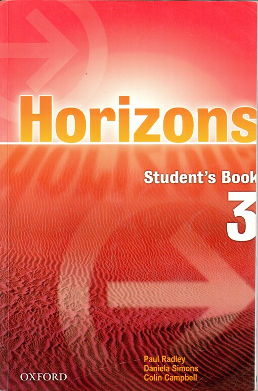 Horizons. 3, Student's book