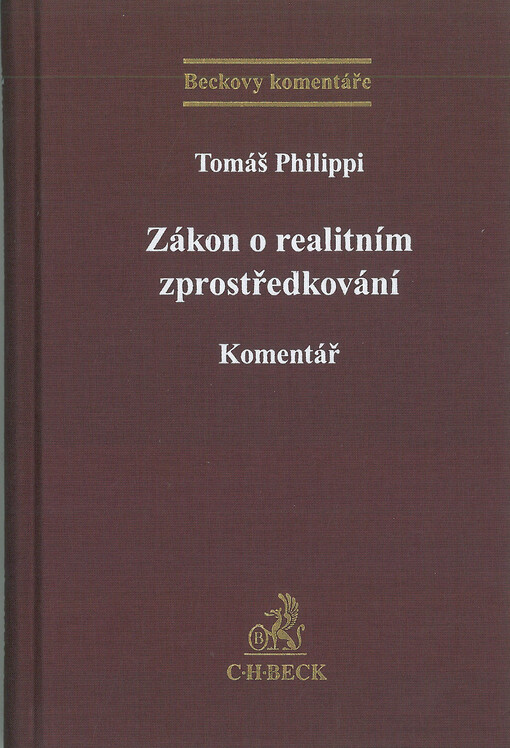 Zákon o realitním zprostředkování : komentář