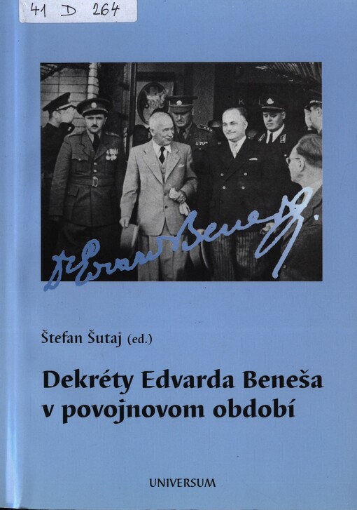 Dekréty Edvarda Beneša v povojnovom období