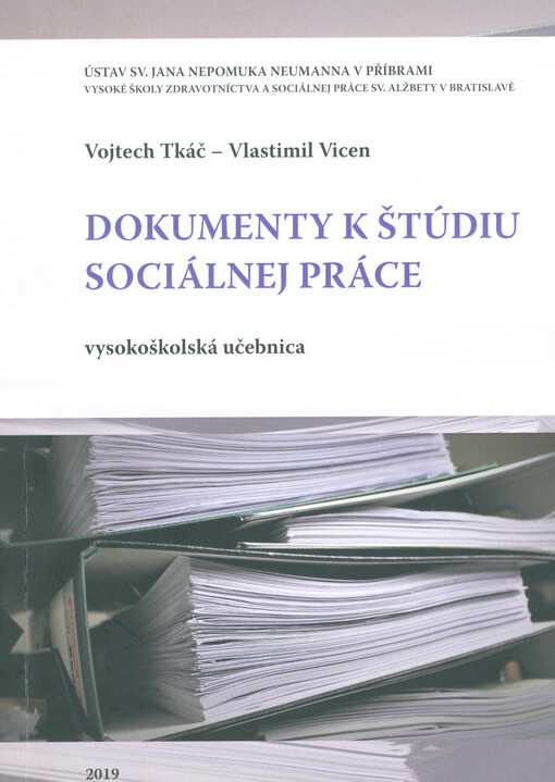 Dokumenty k štúdiu sociálnej práce : vysokoškolská učebnica