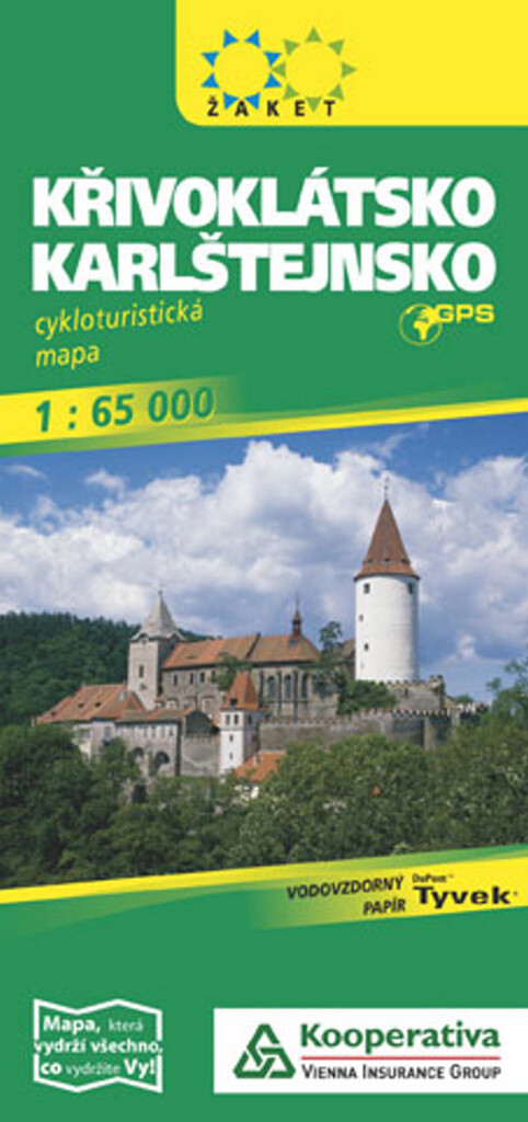 Křivoklátsko, Karlštejnsko cykloturistická mapa 1:65 000