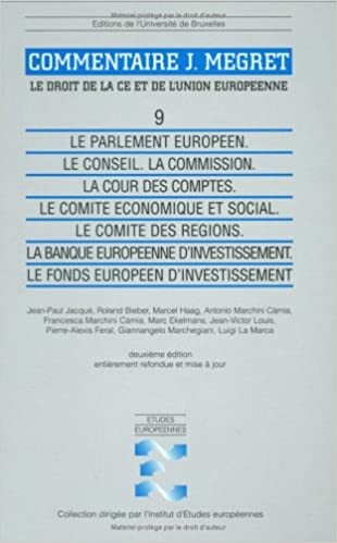 Le Parlement européen ; Le Conseil ; La Commission ; La Cour des Comptes ; Le Comité economique et social ; Le Comité des Régions ; La Banque europeenne d´investissement ; Le Fonds europeen d´investissement