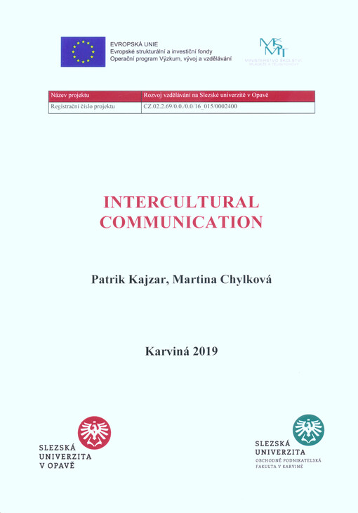 Intercultural communication : distance learning study materials