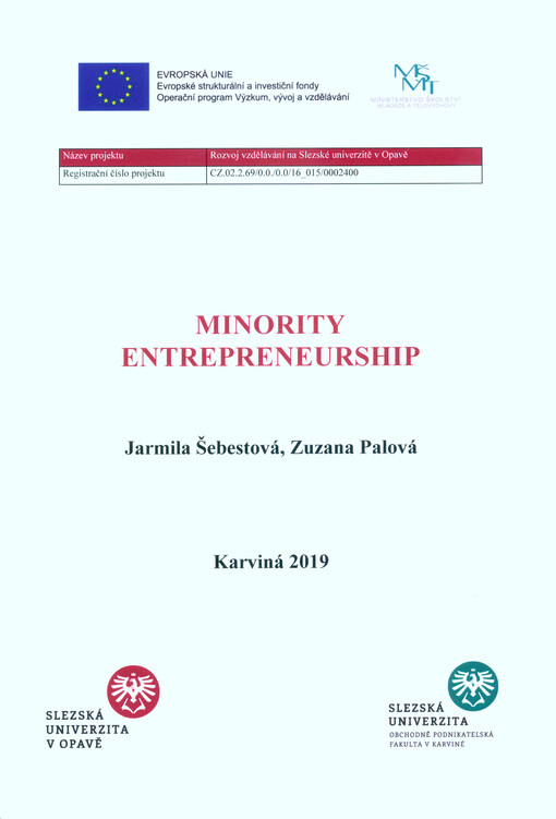Minority entrepreneurship : distance learning study materials