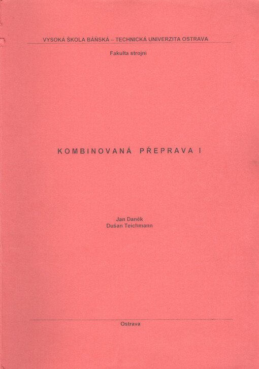 Kombinovaná přeprava I