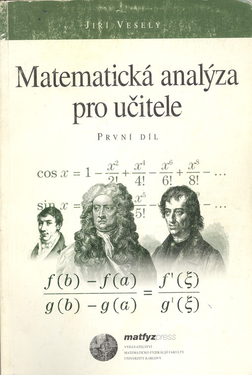 Matematická analýza pro učitele1. První díl