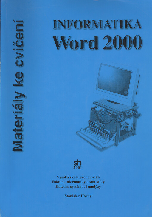Informatika Word 2000: materiály ke cvičením, Word 2000