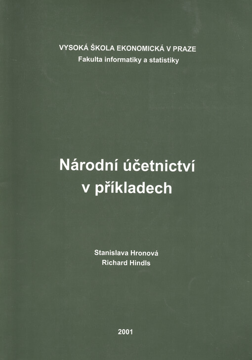 Národní účetnictví v příkladech