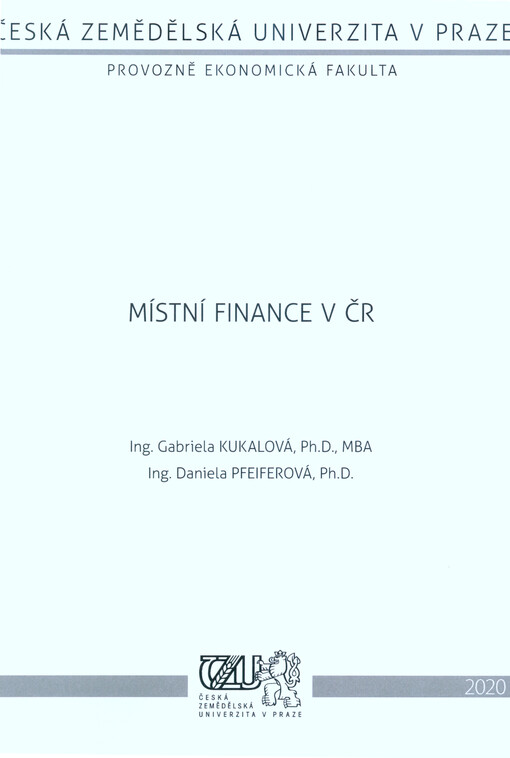 Místní finance v ČR