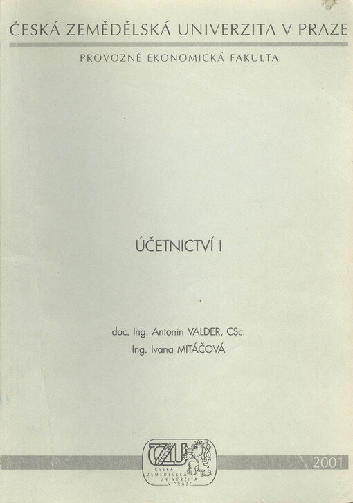Účetnictví I