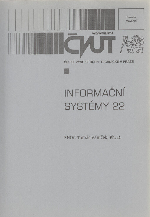 
  Informační systémy 22
  