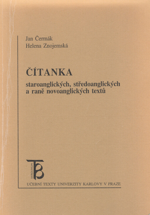 Čítanka staroanglických, středoanglických a raně novoanglických textů