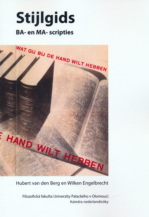 Stijlgids : BA- en MA- scripties