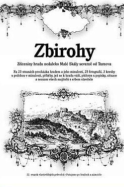 Zbirohy : zřícenina hradu nedaleko Malé Skály severně od Turnova