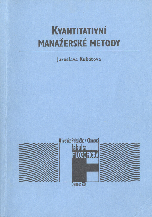Kvantitativní manažerské metody