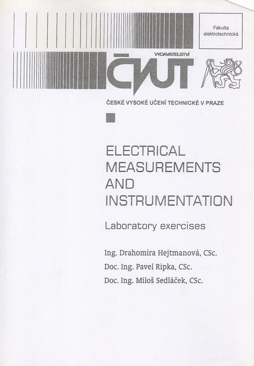 Electrical measurements and instrumentation : laboratory exercises