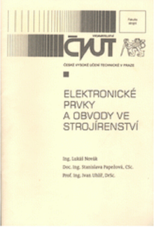 Elektronické prvky a obvody ve strojírenství