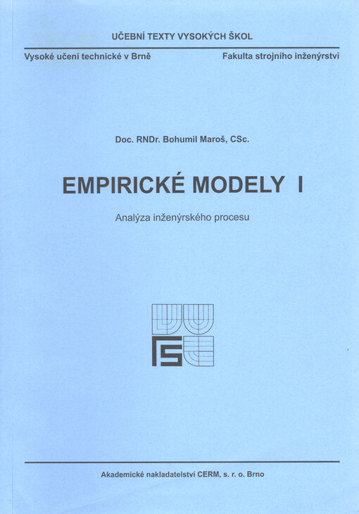Empirické modely I : analýza inženýrského procesu