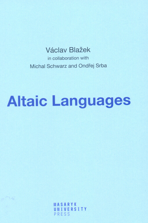 Altaic languages : history of research, survey, classification and a sketch of comparative grammar