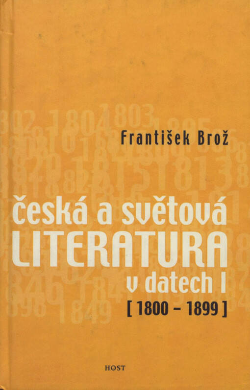 Česká a světová literatura v datech, Díl 1