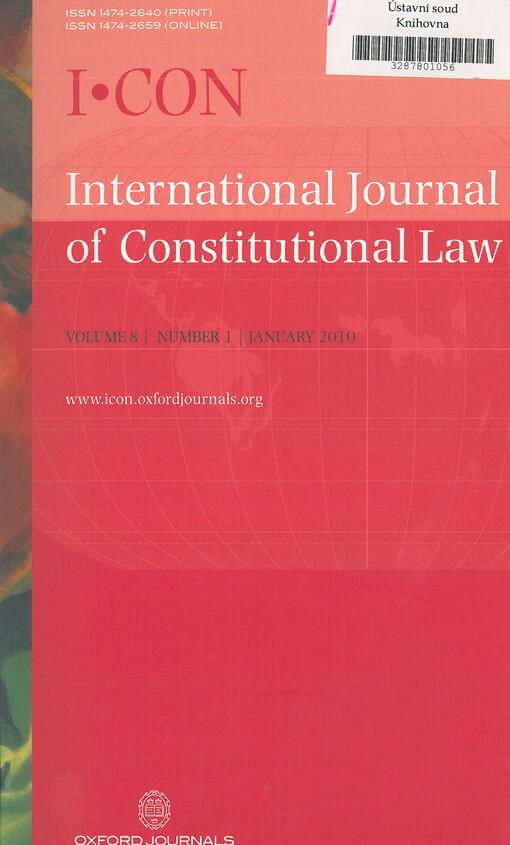 International journal of constitutional law