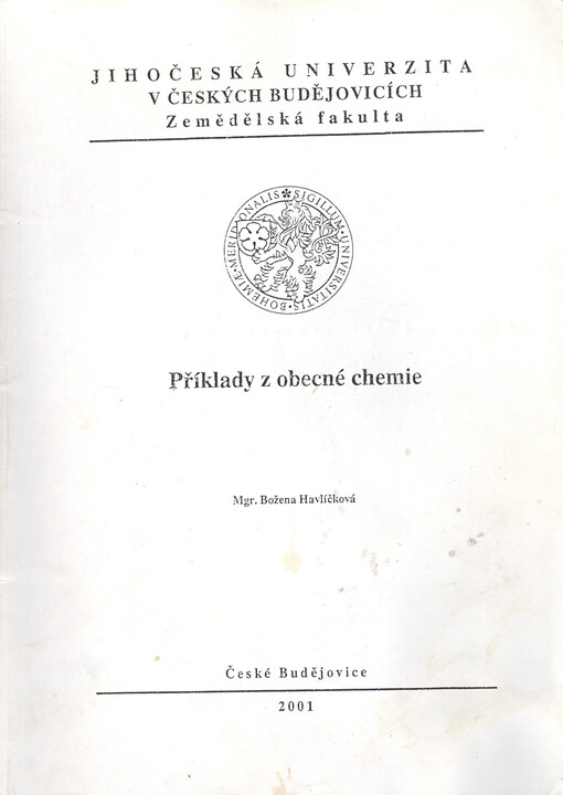 Příklady z obecné chemie
