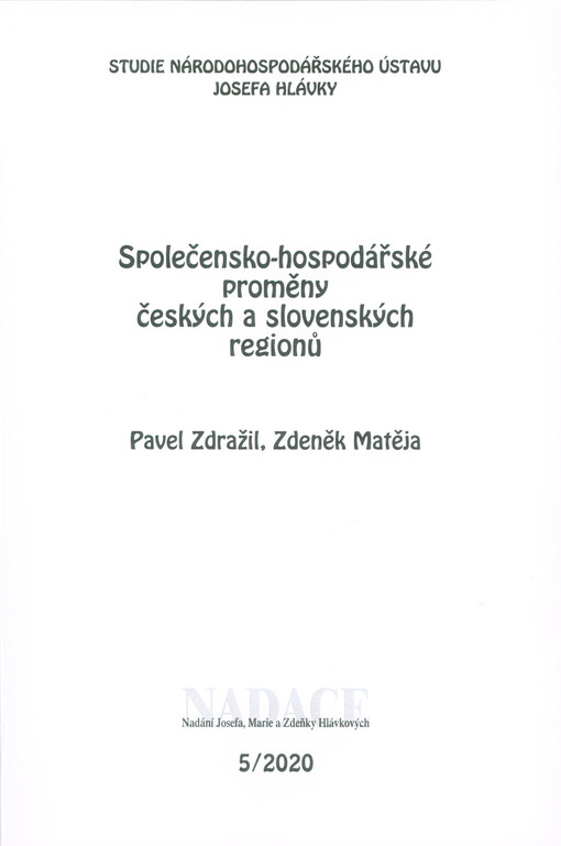 Společensko-hospodářské proměny českých a slovenských regionů
