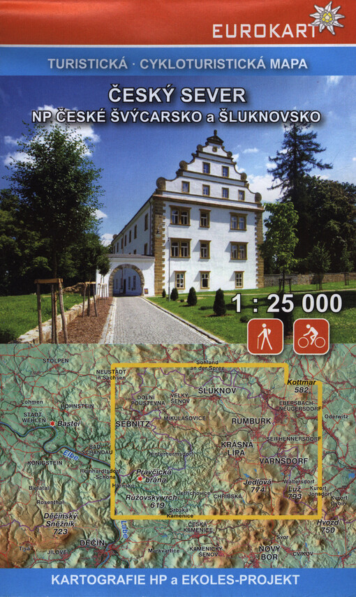 Český sever : NP České Švýcarsko a Šluknovsko : turistická, cykloturistická mapa